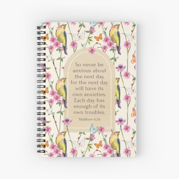 Item preview, Matthew 6:34 designed and sold by Paper Bee Gift Shop.