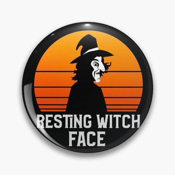 Item preview, Resting Witch Face Funny Halloween  designed and sold by SKilner.