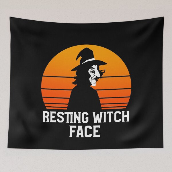 Item preview, Resting Witch Face Funny Halloween  designed and sold by SKilner.