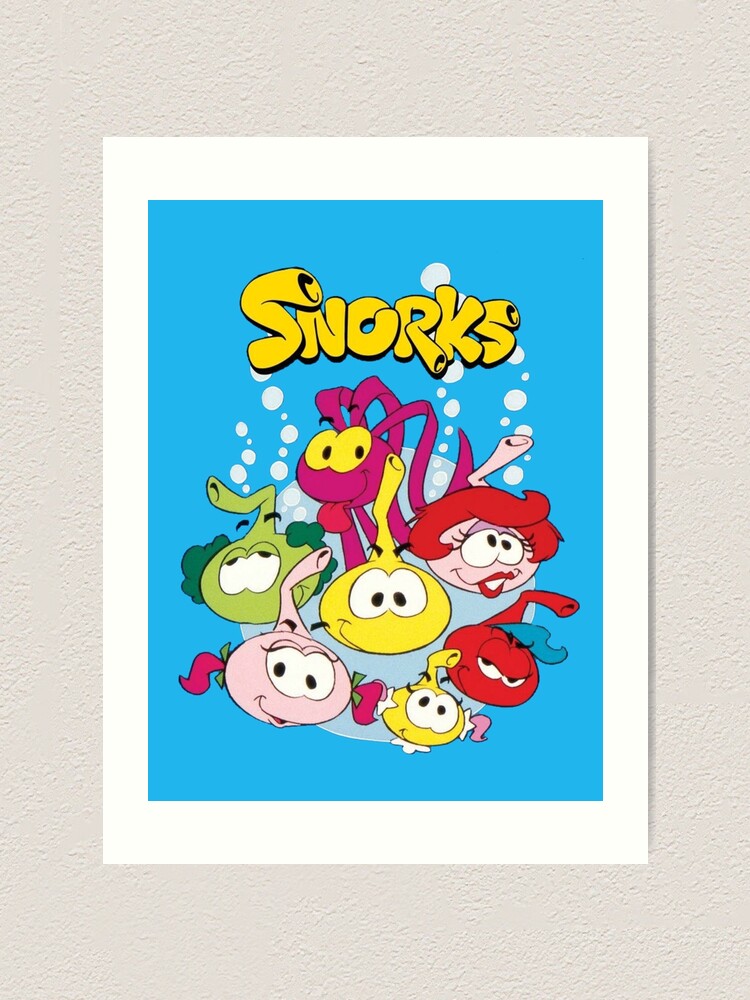 "Snorks 80s Cartoon Characters" Art Print for Sale by Designworld11