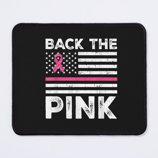 Item preview, Back The Pink Ribbon Flag Breast Cancer Awareness T-Shirt designed and sold by Dieter-Marshall.