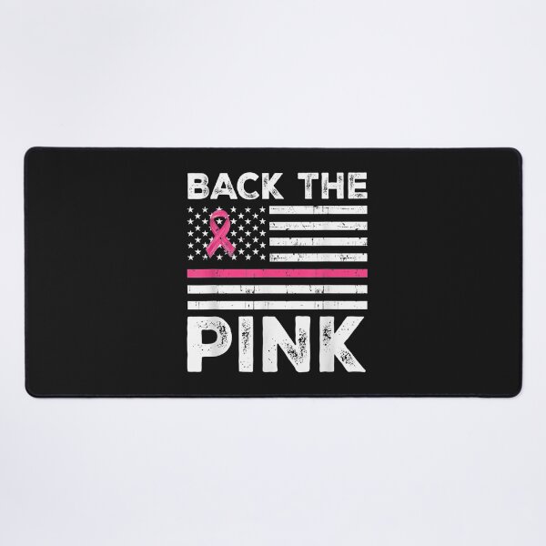 Item preview, Back The Pink Ribbon Flag Breast Cancer Awareness T-Shirt designed and sold by Dieter-Marshall.