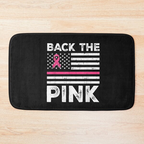 Item preview, Back The Pink Ribbon Flag Breast Cancer Awareness T-Shirt designed and sold by Dieter-Marshall.