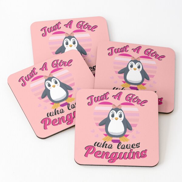Item preview, Just A Girl Who Loves Penguins - Funny designed and sold by Re Ka.