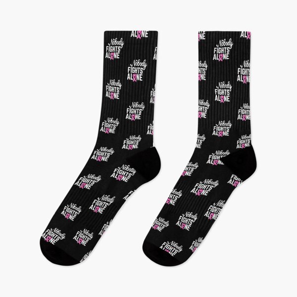 Item preview, Nobody Fights Alone - Breast Cancer Awareness Support  designed and sold by AwarenessCloud.