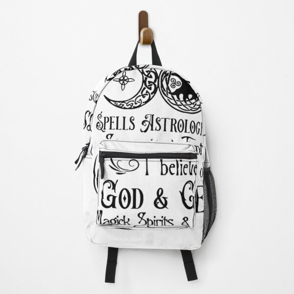 Item preview, I believe in God and Goddess Magick spirits and realms spells astrology and nature supernatural tarot and karma but most of all myself Funny Witch designed and sold by elviraeldcraw.