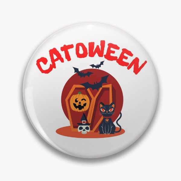 Item preview, Happy Catween Halloween Scary designed and sold by BhavyaBathla.