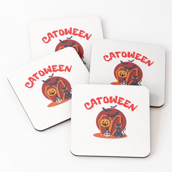 Item preview, Happy Catween Halloween Scary designed and sold by BhavyaBathla.