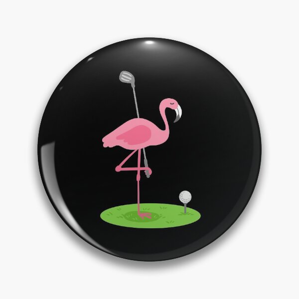 Item preview, Golf Flamingo Golfing Golfer designed and sold by Mealla.