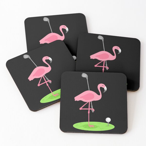 Item preview, Golf Flamingo Golfing Golfer designed and sold by Mealla.