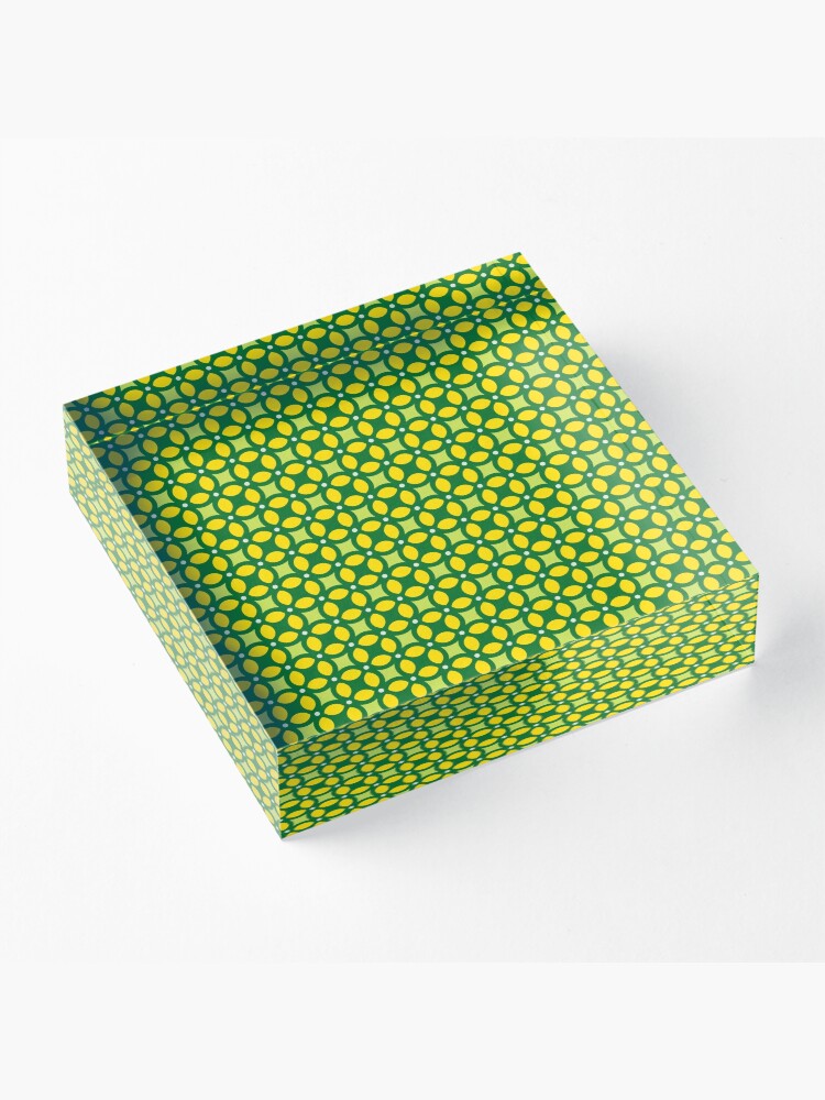 Alternate view of Cheeky Marguerita - Pattern Monster Acrylic Block