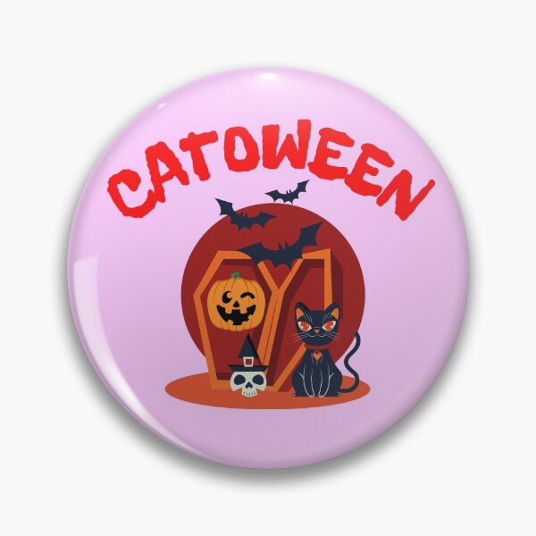 Item preview,  Happy Catween Halloween Scary designed and sold by BhavyaBathla.