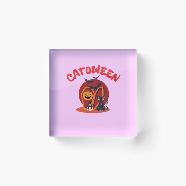 Item preview,  Happy Catween Halloween Scary designed and sold by BhavyaBathla.