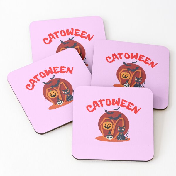 Item preview,  Happy Catween Halloween Scary designed and sold by BhavyaBathla.