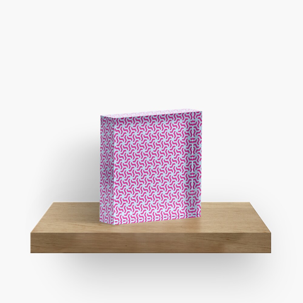 Frozen Berry - Pattern Monster Acrylic Block