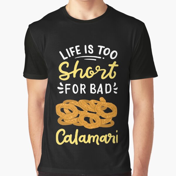 Calamari Squid Seafood Graphic T-Shirt