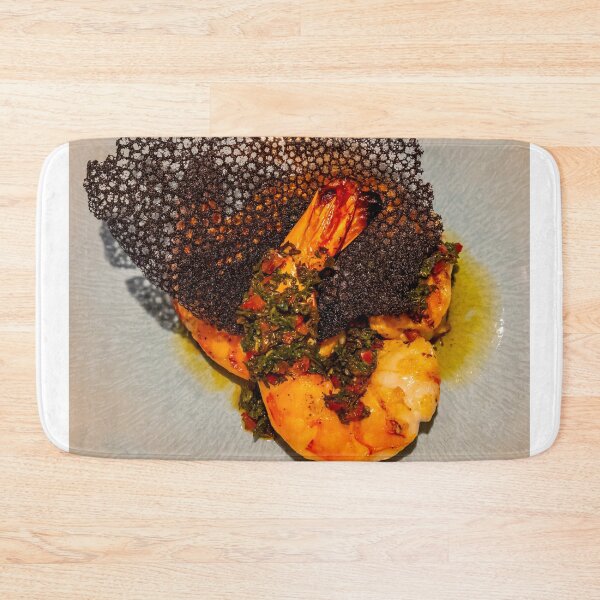 Item preview, Grilled Prawns with Elegance Vegetable Decoration on a Plate designed and sold by Mats Silvan.