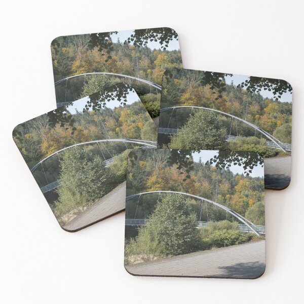 Item preview, Bridge on the Sola river in Wegierska Gorka (Bulwar). Autumn sunny day. designed and sold by Maurizio Fabbroni.