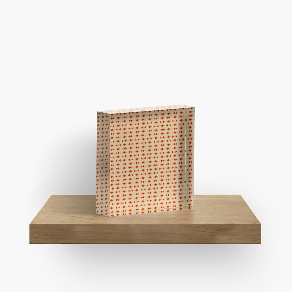 Mediterranean Noon - Pattern Monster Acrylic Block