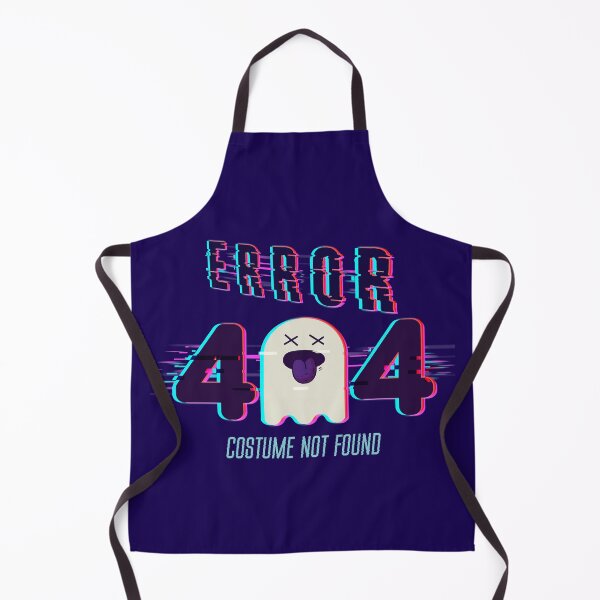 Item preview, ERROR 404 COSTUME NOT FOUND FUNNY GHOST HALLOWEEN HUMOUR DIGITAL GLITCH DISTORTION ERROR MESSAGE designed and sold by zenturtlemerch.