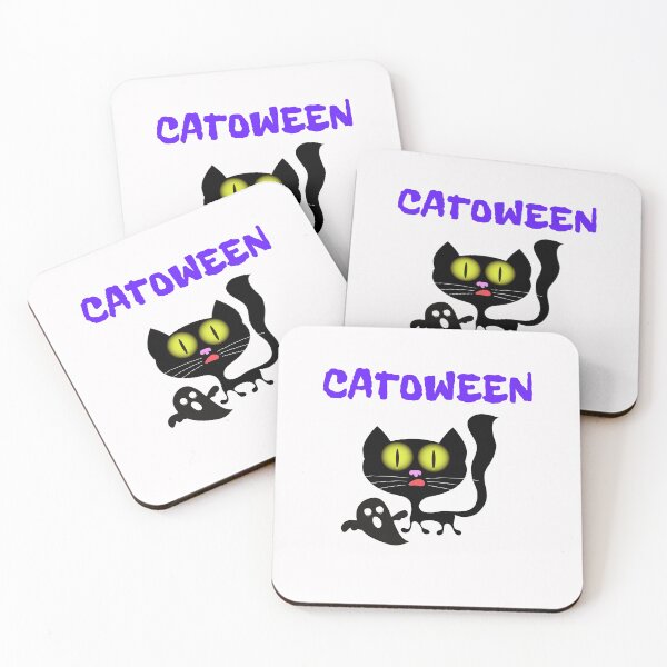 Item preview,  Happy Catween Halloween Boo designed and sold by BhavyaBathla.