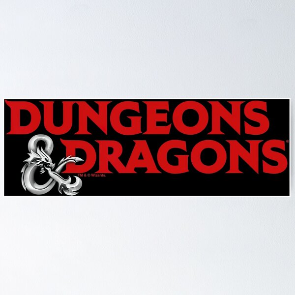 Item preview, Dungeons & Dragons Red Logo designed and sold by SwenFMeier.