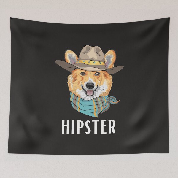 Item preview, Corgi Hipster designed and sold by fowons.