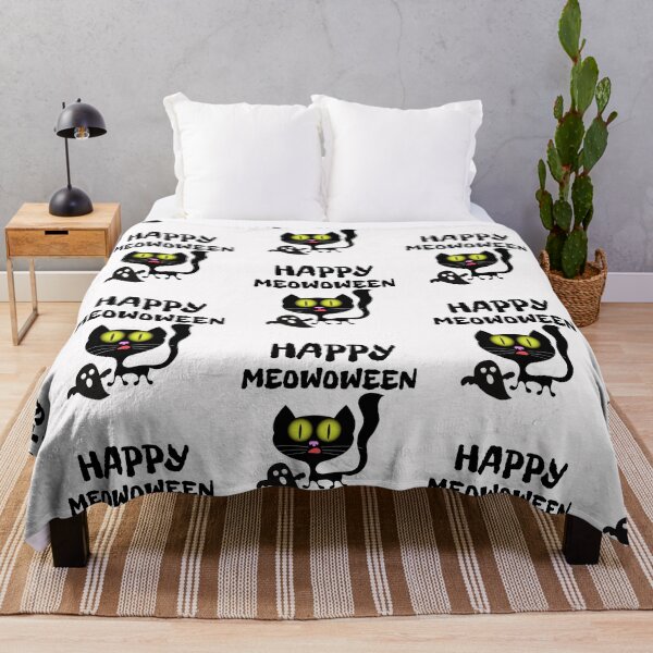 Item preview,   Happy Meowoween Halloween designed and sold by BhavyaBathla.