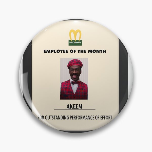 Item preview, McDowell's Employee of the Month - Coming to America designed and sold by Bobby Shaftoe.