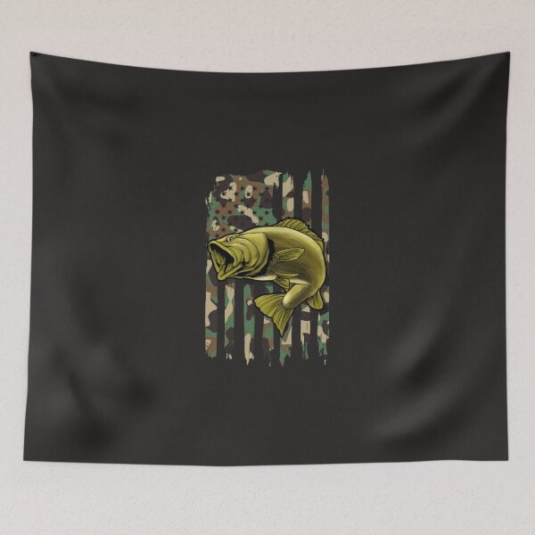 Item preview, hing gift Camouflage Fish Fishing designed and sold by larowfg.