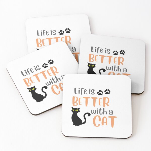 Item preview, cut t-shirts/life is better with a cat t-shirts designed and sold by NIKENchop.