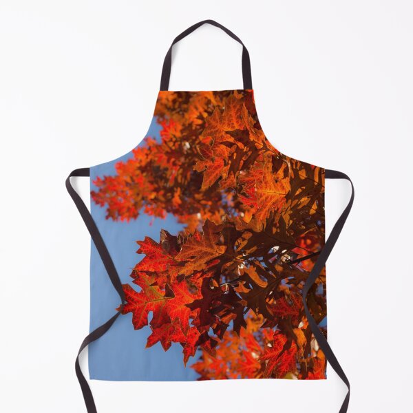 Item preview, Radiant Reds - Oak Leaves and Brilliant Blue Sky designed and sold by Georgia Mizuleva.