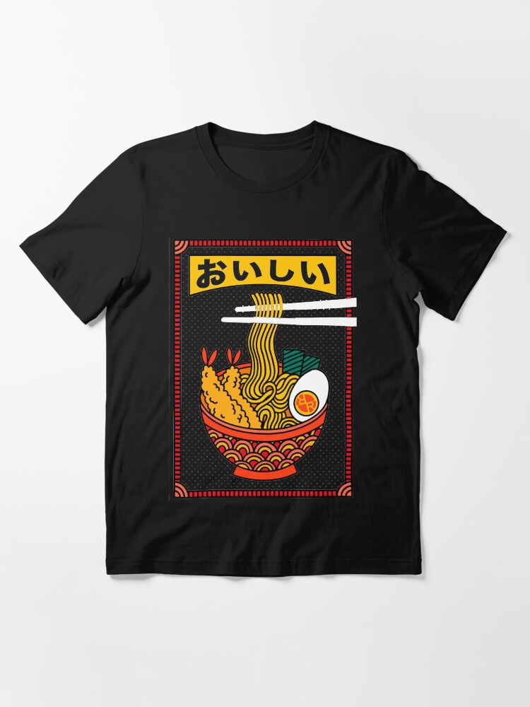 Rubino Samurai Eats Noodles Happy Short-Sleeve Unisex T-Shirt