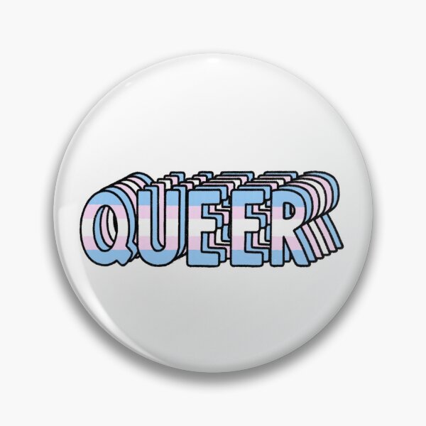 Item preview, Arte del texto de la bandera del orgullo trans queer designed and sold by Queerstionable.