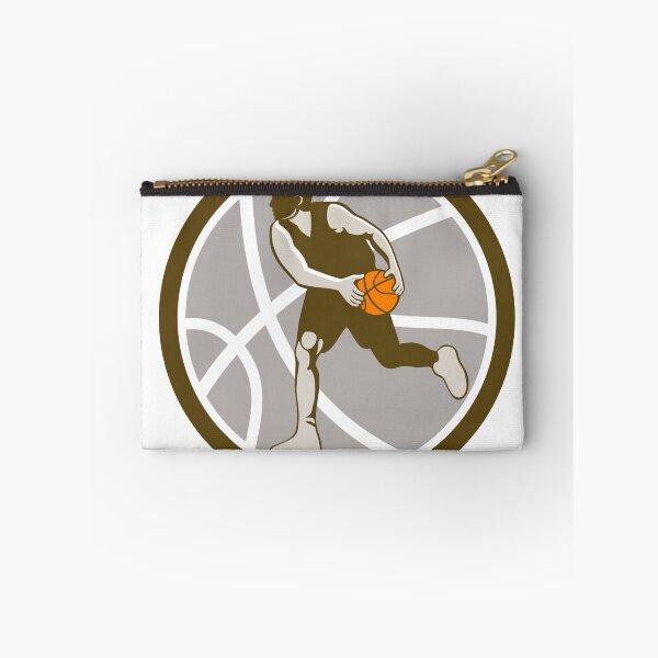 Item preview, Basketball Player Dribbling Ball Circle Retro designed and sold by patrimonio.