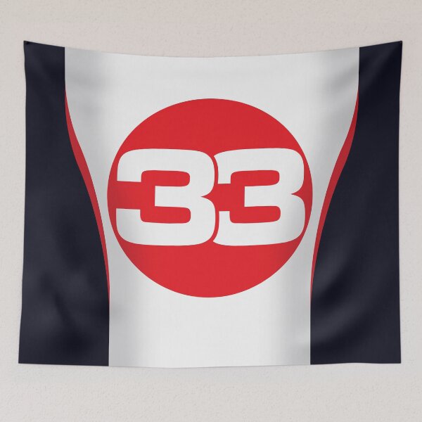 Item preview, Red Bull White Livery - Max Verstappen #33 designed and sold by TheZestyOranges.