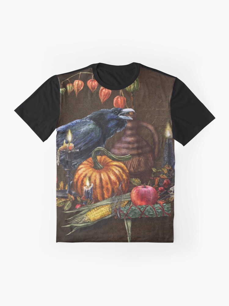 Thumbnail 4 of 5, Graphic T-Shirt, Samhain Raven designed and sold by LuciaS.