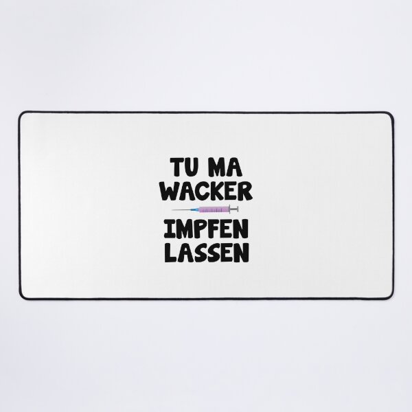 Item preview, Ruhrpott vaccination dialect saying designed and sold by Onorato Bellgardt.