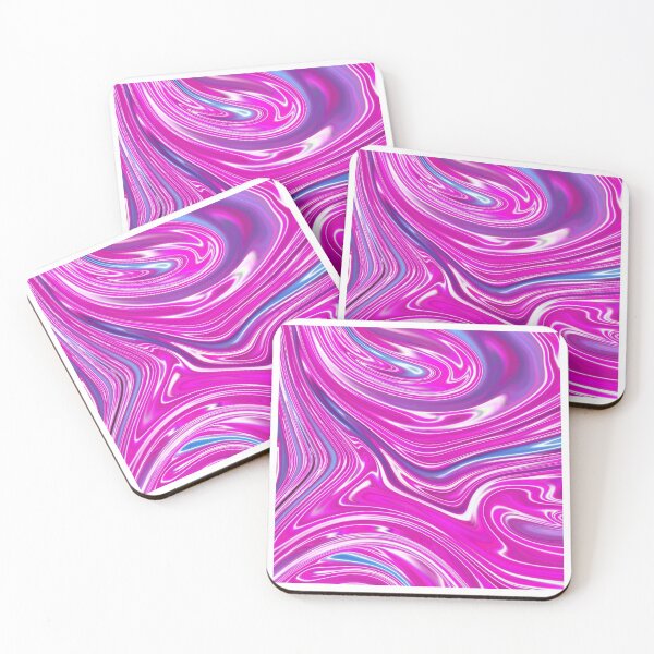 Item preview, Holographic Bubblegum Pink Marble Chrome Design designed and sold by PrettyPage.