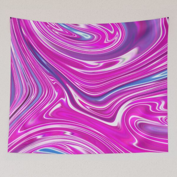 Item preview, Holographic Bubblegum Pink Marble Chrome Design designed and sold by PrettyPage.