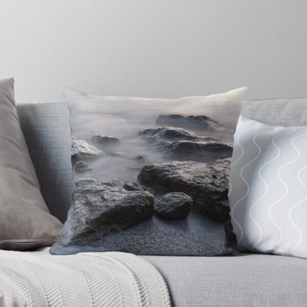 Item preview, Rough and Soft - Smoky Waves and Rocks on the Beach  designed and sold by Georgia Mizuleva.