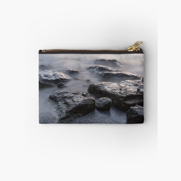 Item preview, Rough and Soft - Smoky Waves and Rocks on the Beach  designed and sold by Georgia Mizuleva.