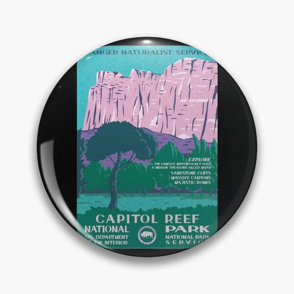 Item preview, Capitol Reef National Park Vintage WPA Poster designed and sold by JordanHolmes.