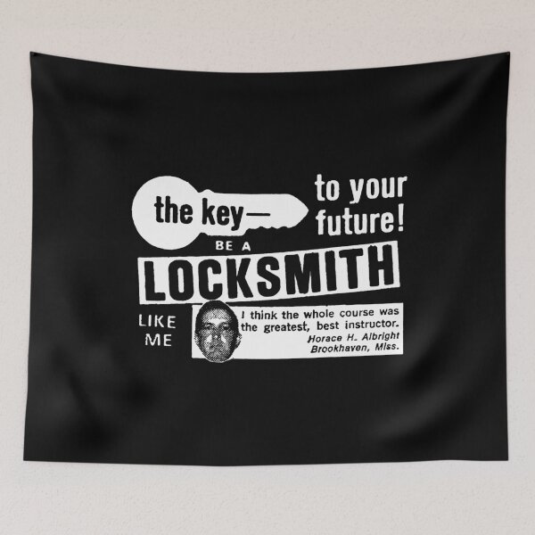 Item preview, BECOME A LOCKSMITH - ADVERT designed and sold by ThrowbackAds.