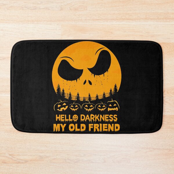 Item preview, Happy Halloween Hello Darkness My Old Friend designed and sold by AEGMEDIA.