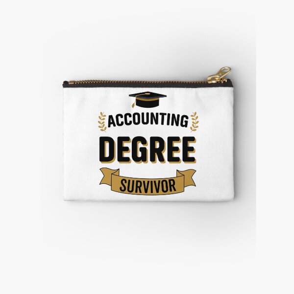 Item preview, Accounting Degree Survivor - Funny University Graduation designed and sold by VintagePathway.