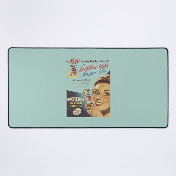 Item preview, FLASH LIGHT BATTERIES - ADVERT designed and sold by ThrowbackAds.