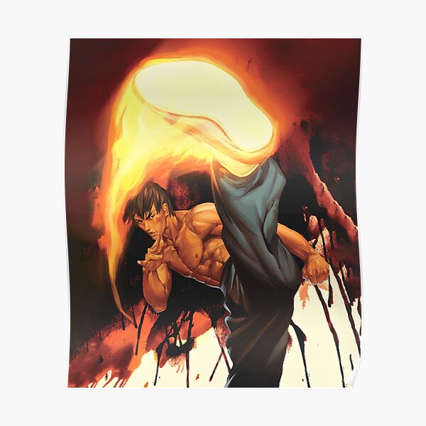 Fire Kick Fei Long Poster