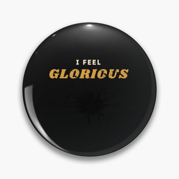 Item preview, I feel Glorious | T-Shirt | Black | laptop case, mobile case, cushions, masks designed and sold by lowkystudio.