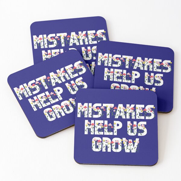 Item preview, Mistakes Help Us Grow Flower designed and sold by rosendosen.